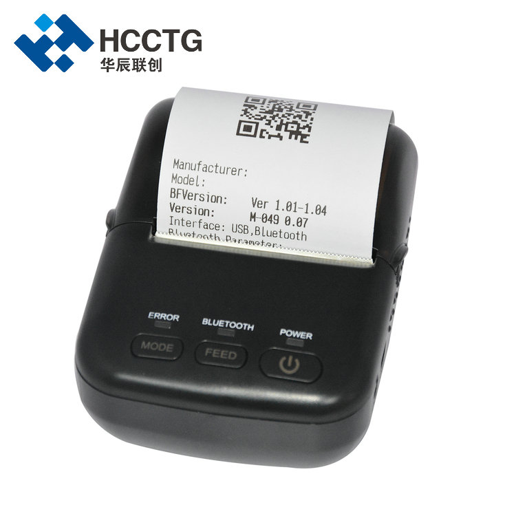 HCC Mini Bluetooth 58 мм Мобильный термопринтер для 2D штрих-кодов HCC-T12BT