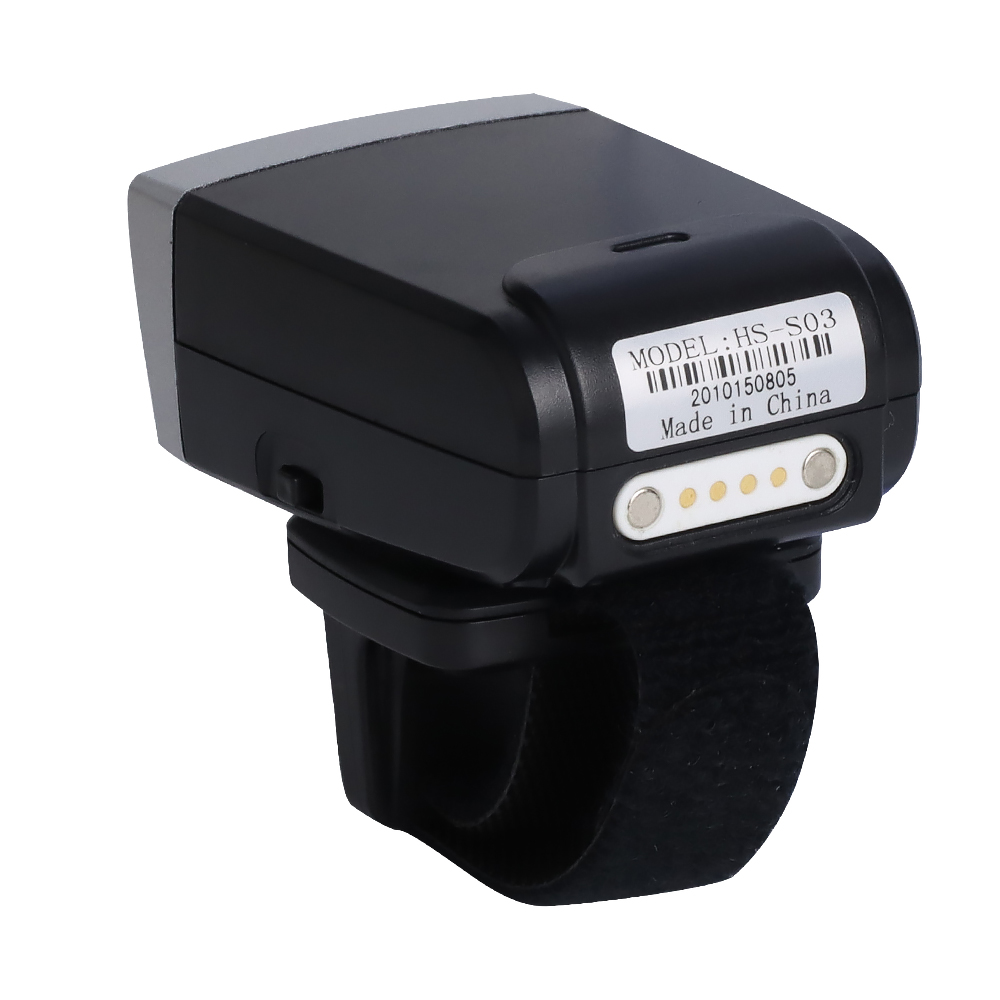 Мини Bluetooth-кольцо с 2D QR-сканером штрих-кода HS-S03