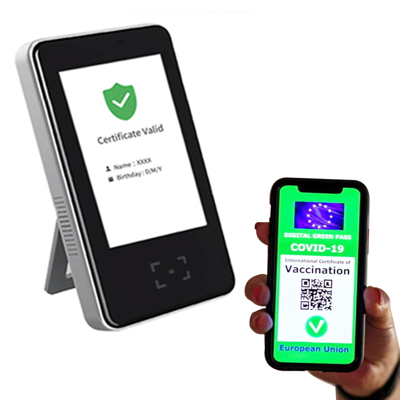 Сертификат Green Pass ЕС, сканер паспортов вакцин HS-600