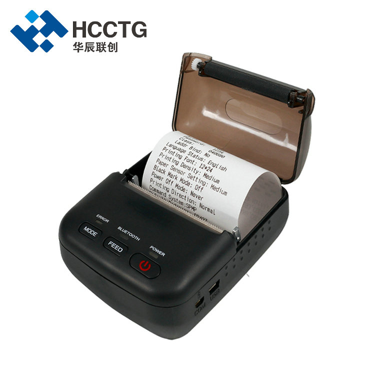 HCCTG Windows Android USB/RS232/Bluetooth Мобильный термопринтер для чеков, 58 мм HCC-T12