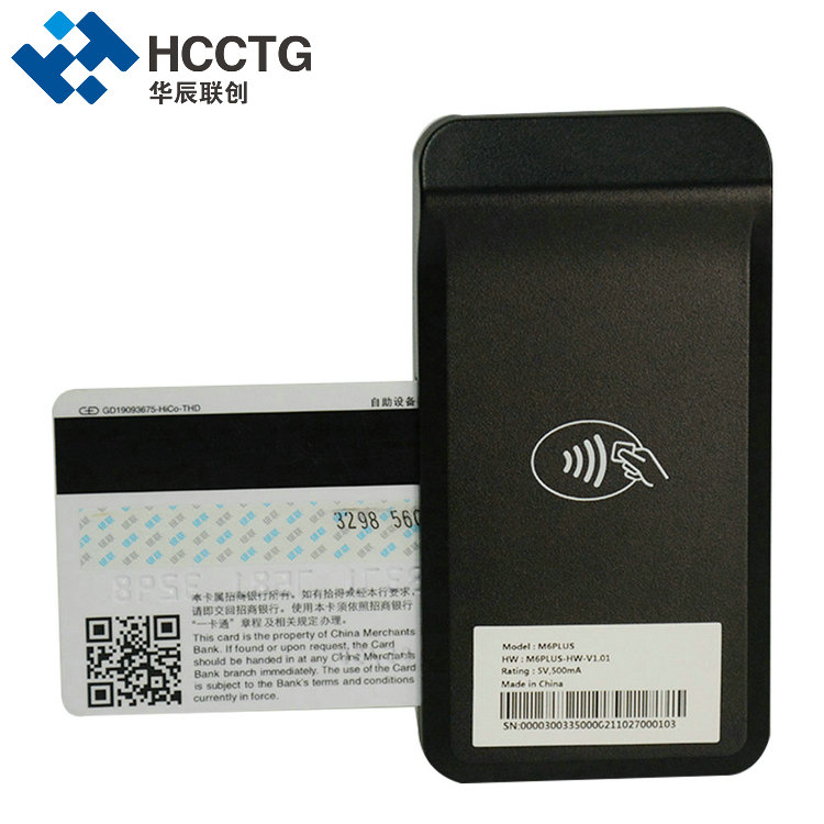 HCCTG Bluetooth 3 в 1 Устройство для считывания карточных платежей Mobile POS M6 PLUS