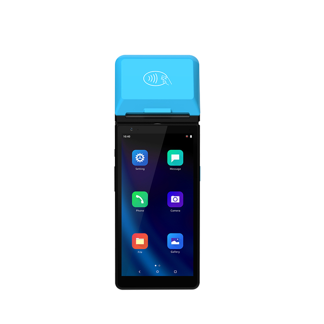 GMS Custom 6-дюймовый Android 11 MSR+NFC+считыватель контактных карт Ручной сенсорный экран POS-машина Z500C