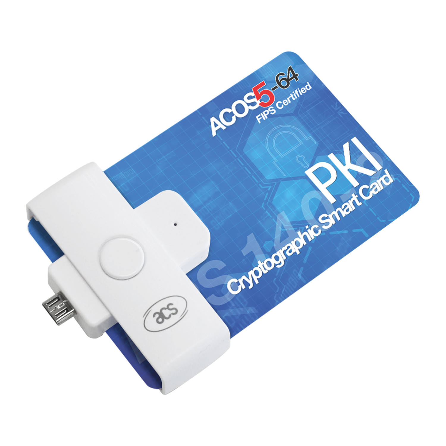 Устройство чтения смарт-карт контакта ACS ISO7816 EMV UnionPay портативное для электронной оплаты ACR39U-ND