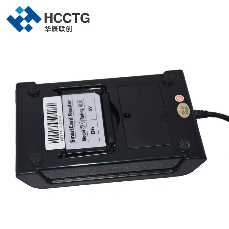 ISO 7816 и 14443 Устройство считывания смарт-карт с двойным интерфейсом HD5