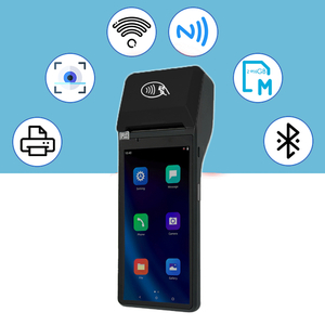 Терминал POS Android 6 дюймов 4G умный с NFC и отпечатком пальца Z300