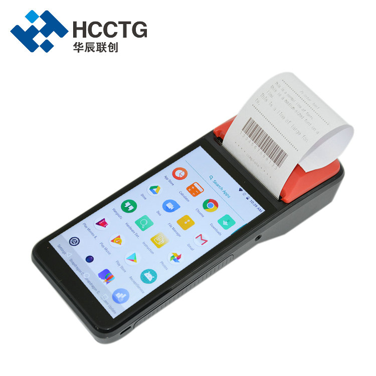 HCCTG Портативный POS-терминал Android 7.1.2 с Wi-Fi и принтером R330W