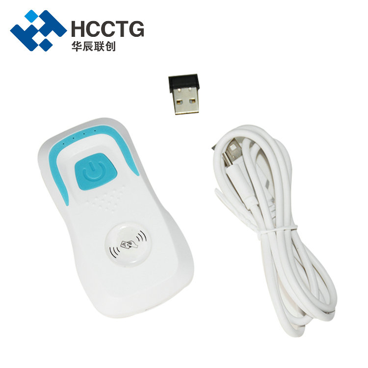 Мощный мини-считыватель Bluetooth/2,4G RFID, 2D-сканер штрих-кода HR58