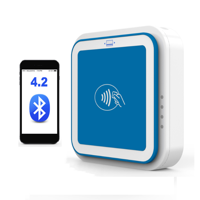 HCC PCI EMV Bluetooth Портативный 3 в 1 Смарт-мобильный NFC-считыватель кредитных карт Mini Wireless Mpos I9