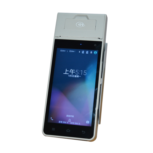 5-дюймовый 4G Android 3 в 1 портативном POS-считывателе карт с принтером HCC-Z90