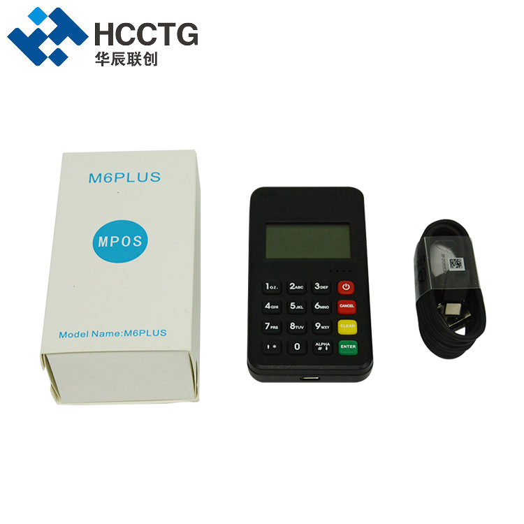 HCCTG Bluetooth 3 в 1 Устройство для считывания карточных платежей Mobile POS M6 PLUS