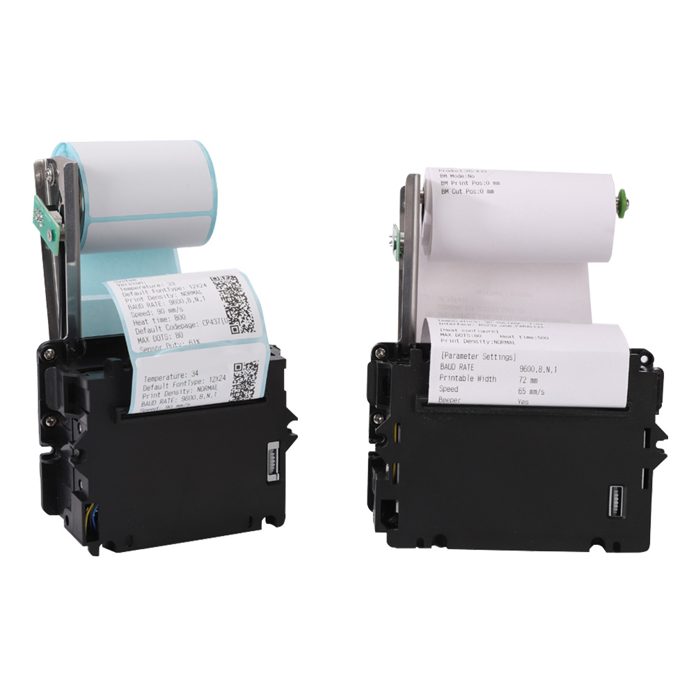 2-дюймовый 58-миллиметровый термопринтер для билетов в киоске, поддержка принтера этикеток/квитанций, двойная бумага HCC-K25