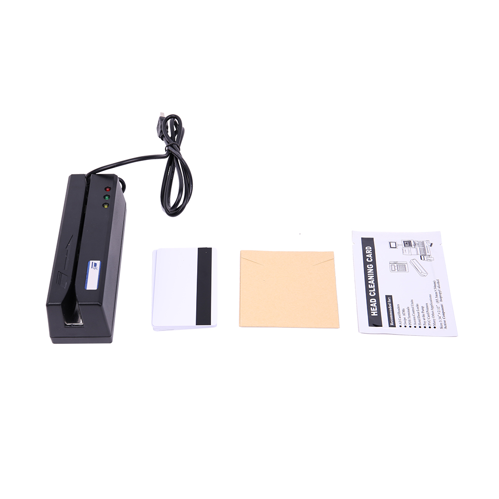 USB Hid Three Tracks Magstripe Card Prider Writer HCC900S