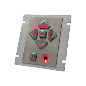 6-клавишная программируемая клавиатура Брайля с подсветкой ADA DDA, аудионавигационная клавиатура для POS-киосков AKB10