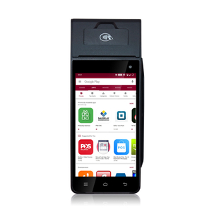 5-дюймовый 4G Android 12 карт портативной считывания POS с принтером HCC-Z90