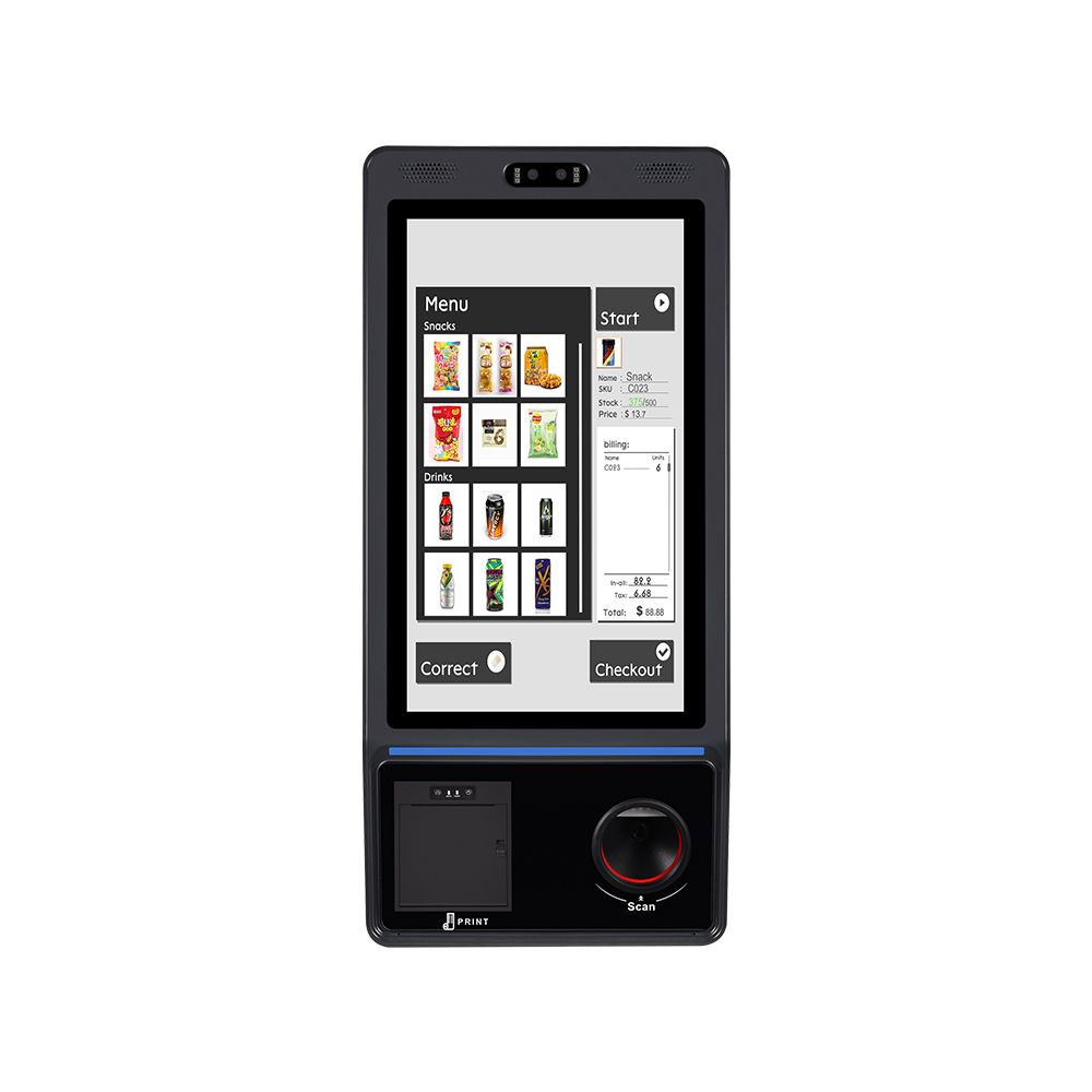 21,5-дюймовый стоящий Android/Windows Self-Mervice Order Заказ киоск с принтером QR Code Reader HCC-HM2000